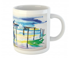 Boat in Venice Italy Mug