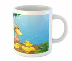 Duck and Ducklings Mug