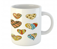 Heart Shapes Pattern Mug