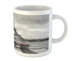 Paris Scene Moped Mug