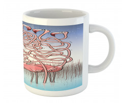 Flamingos Maze Game Joy Mug