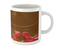 Strawberries Chocolate Mug