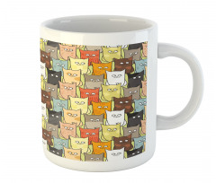 Funny Colored Cartoon Mug