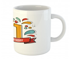 Digital 21 Birthday Mug