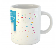 Party Birthday Words Mug