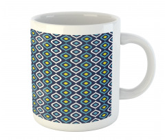 Abstract Leaf Form Spots Mug