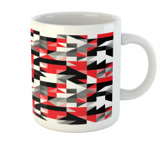 Half Triangles Square Mug