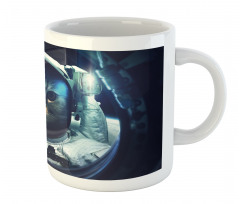 Glass Rocket Galaxy Mug