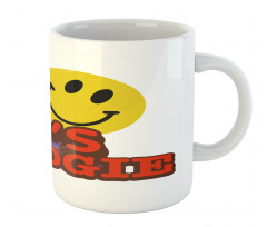 70s Boogie Funny Emoticon Mug