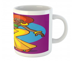 Afro Disco Lady Mug