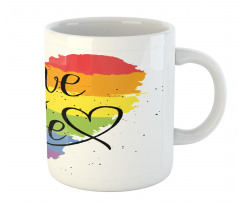 Love is Love Art LGBT Mug