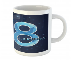 Number Night Sky Age Mug