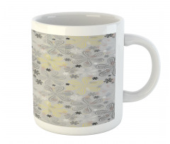 Style Yellow Flower Mug