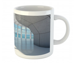 Skyscrapers Seascape View Mug