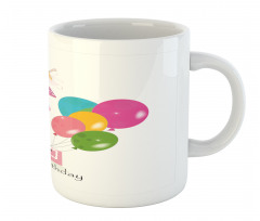 Best Wishes Pink Wand Mug