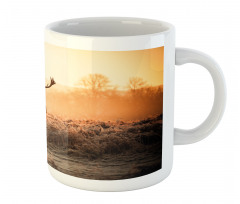 Deer Morning Sun Mug