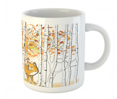 Fox Autumn Forest Mug