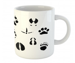 Wildlife Animal Footprints Mug