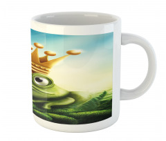 Frog Prince on Moss Stone Mug