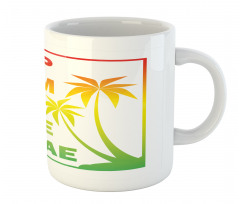 Keep Calm Words Reggae Mug