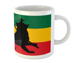 Judah Lion Reggae Flag Mug