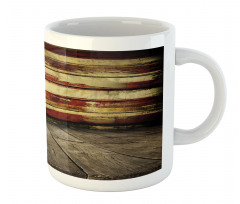 Vintage Flag Wood Mug