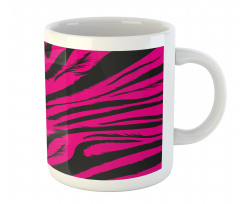 Hot Pink Zebra Skin Mug