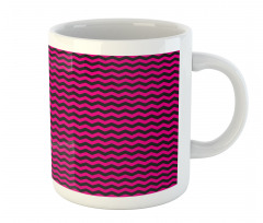 Chevron Lines Curves Mug