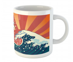 Sunset Surf Water Mug
