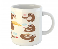 Funny Sluggard Animal Mug