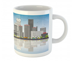 Cityscape Skyscrapers Mug