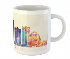 Vibrant Modern Building Mug