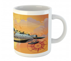 Retro Seaplane Mug