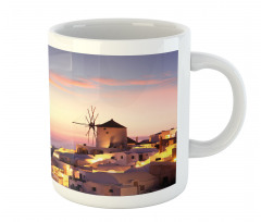 Santorini Greece View Mug