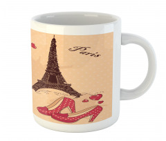 Retro French Mug