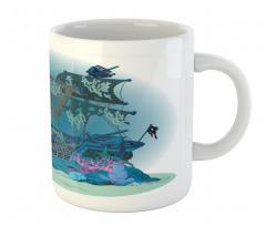 Underwater Antique Mug