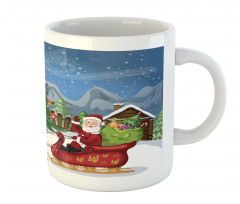 Snowdrift Reindeers Mug