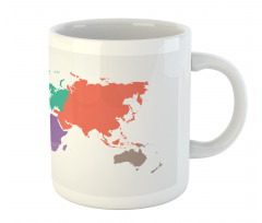 World Global Continents Mug