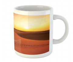 Footprints on Sand Dunes Mug