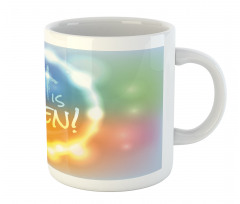 He Has Risen Abstract Mug