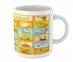 Zoo Alphabet Style Mug