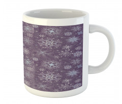 Xmas Snowflakes Floral Mug