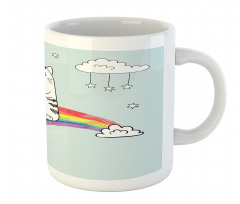 Rainbow Words Art Mug