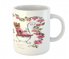 Terrier in Pink Dress Mug