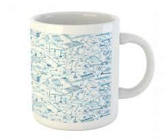 Physics Themed Drawing Mug
