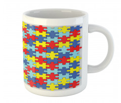 Colorful Puzzle Pieces Mug