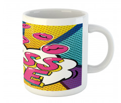Word Bubble Pop Art Style Mug