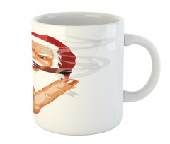 Rocker Santa Claus Mug