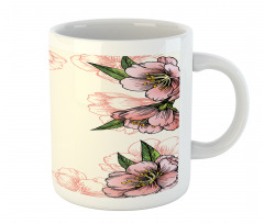 Botanical Spring Flowers Mug