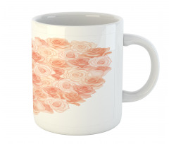 Heart Shaped Blossoms Mug